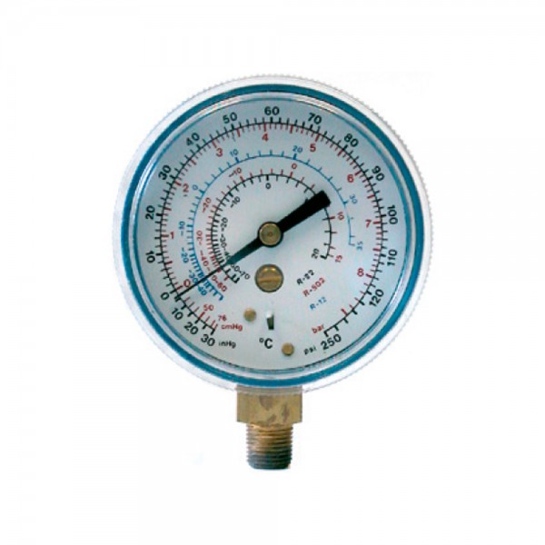 Manómetros de alta presión glicerina para R22, R134a, R404A y R407C