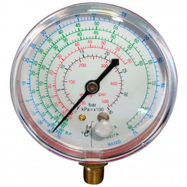 Manómetro de alta presión para R22, R427A, R417A y R422D