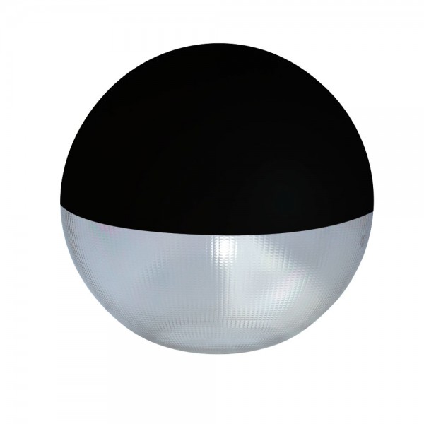 Difusor esférico policarbonato prismático pintado negro