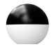 Difusor esférico policarbonato opal pintado negro