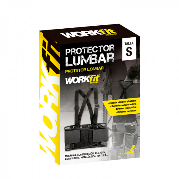 Protector lumbar negro Workfit