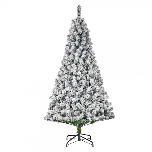 Arbol de navidad efecto escarcha con 600 ramas 215x119cm