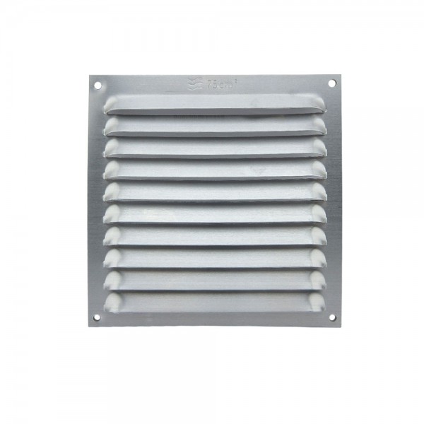 Rejilla de ventilación plana 100x100 Aluminio