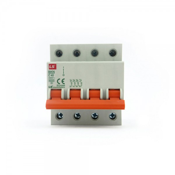 Interruptor automático magnetotérmico BKN 4P 40A