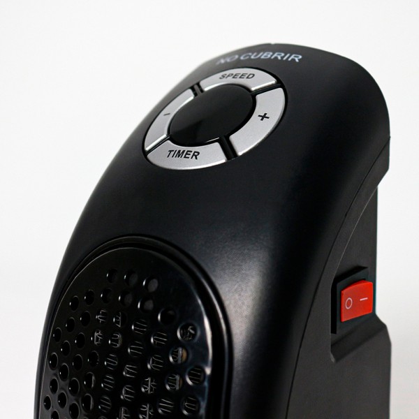Calefactor pequeño 600W Minicalefactor bajo consumo baño 🚾 diseño - Brico  Profesional